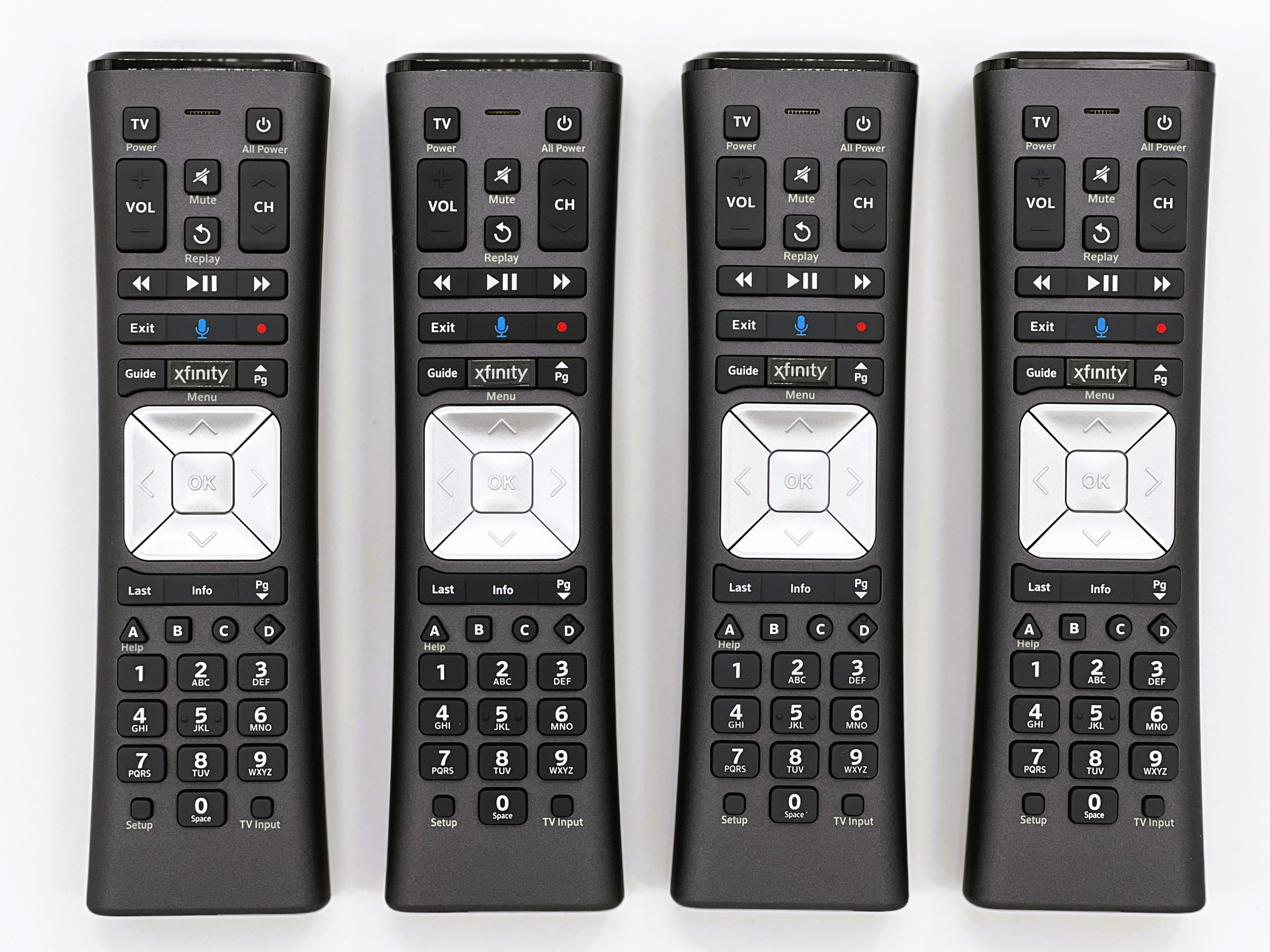 (4 Pack) Replacement for Xfinity Comcast Voice Remote Control XR11 for