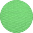 thumbnail image 1 of Ahgly Company Indoor Round Solid Emerald Green Modern Area Rugs, 6' Round, 1 of 4