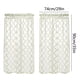 thumbnail image 3 of Cortinas Cortinas cortas Cortinas para barra Cortinas para cocina Cortinas para dormitorio 24 x 35 pulgadas 2 paneles, 3 of 8