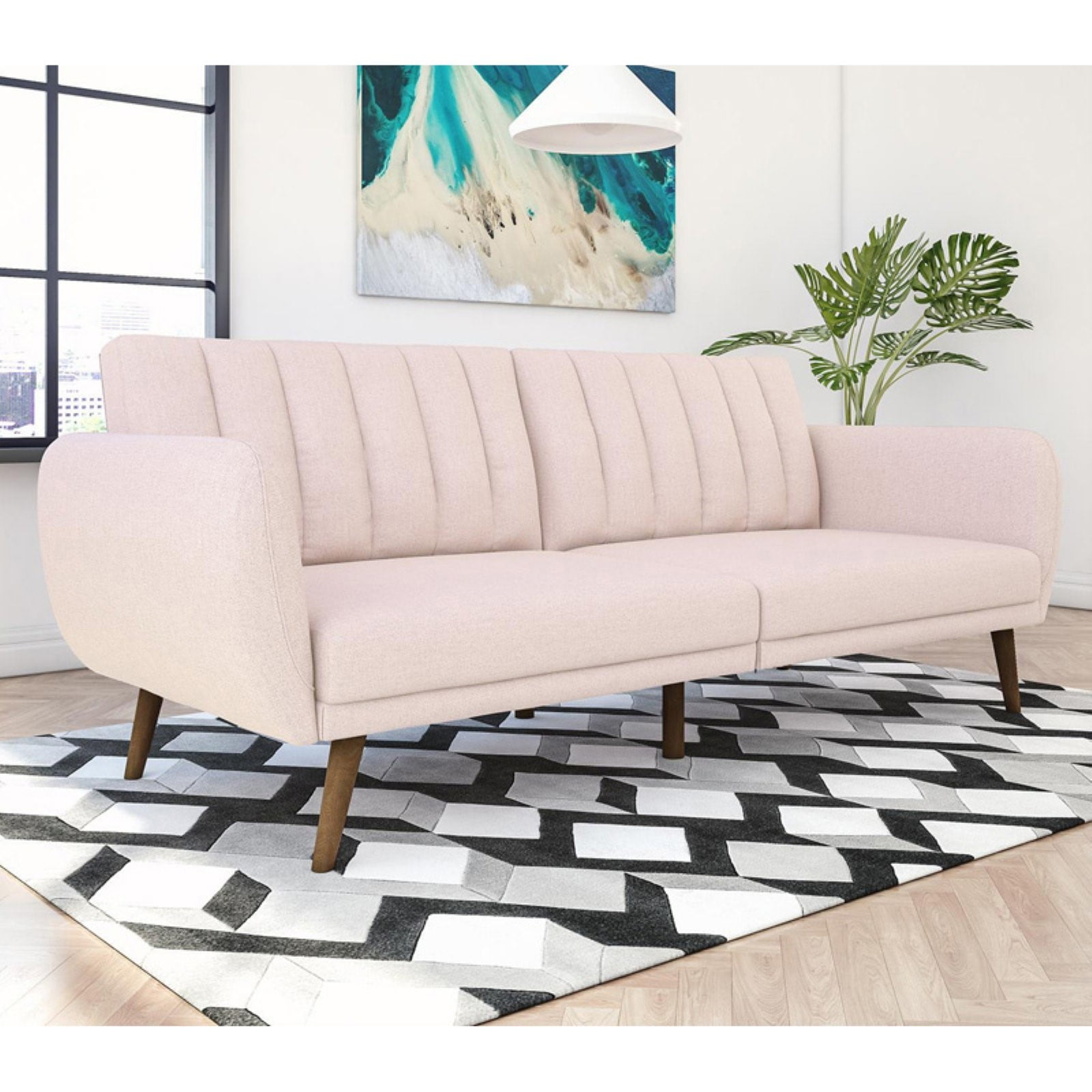 Novogratz Brittany Sofa Bed, Dark Gray