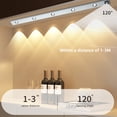 thumbnail image 5 of Under Cabinet Lights, LED Rechargeable Battery Operated Motion Sensor Light, Magnetic Dimmable Closet Lights, Wireless Under Counter Lights For Kitchen, Stairs, 5 of 9