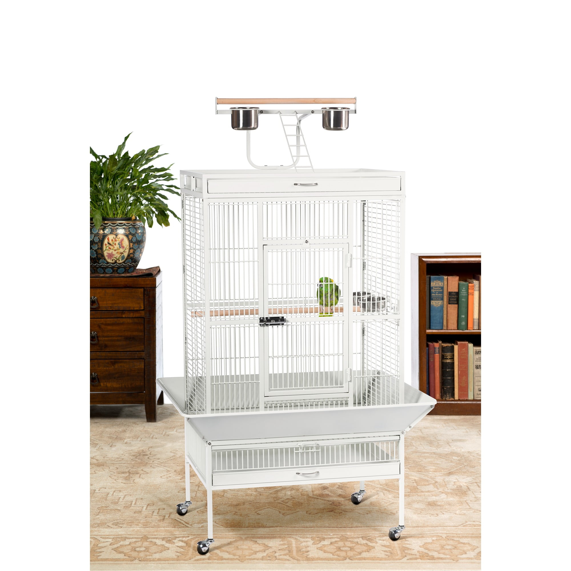 Prevue Pet Products Signature Select Series Wrought Iron Parrot Bird Cage 3153C