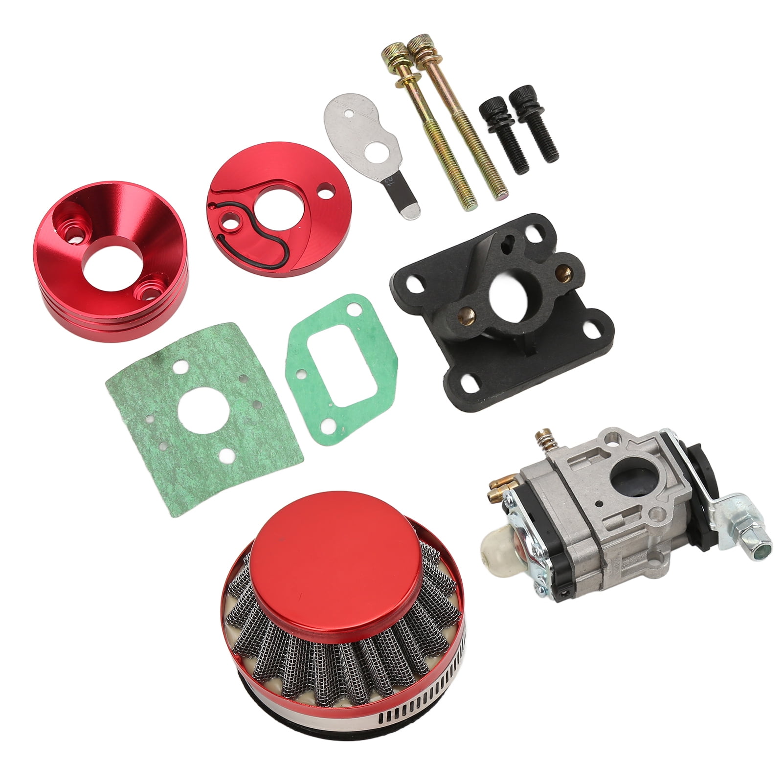 YLSHRF 0.59in Carburetor With Air Filter Kit For 2 Stroke 47cc 49cc