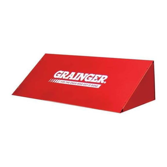 Durham Mfg Red Steel Bin Topper, 33 3/4 in W, 8 5/8 in H 379-17-S1148