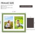 8.5x11 Double 5x7 Picture Frame Double Picture Frame Displays Two 5x7 ...