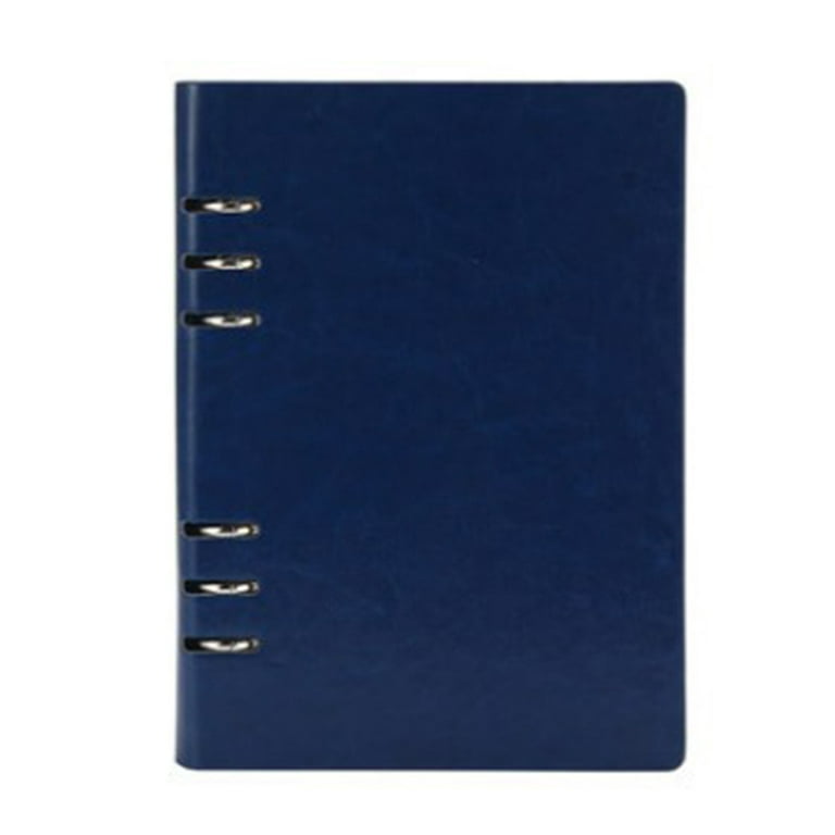 Spiral PU Leather Journals Notebook Lined Paper Diary Planner With