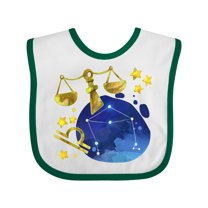 Inktastic Libra Constellation Zodiac Sign Illustration Boys or Girls Baby Bib