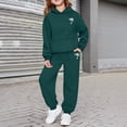 thumbnail image 3 of Kiijoy Toddler Boys Outfits Soft Pullover Hoodie Sweatpants Active Sweatsuit, Sizes 2-13, 3 of 4