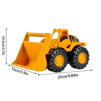 STPToys Construction Toys for 3-8,Large Friction Powered Construction Truck Toys Vehicles Sand Toys as Birthday Gifts - Bulldozer