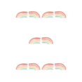thumbnail image 2 of Transemion 2pack/lot Cheerful With Rainbow Wall Stickers Safe And Dependable LGWS020 5Set, 2 of 6