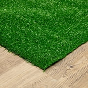 AllGreen Precut 6 ft. x 8 ft. Indoor/Outdoor Artificial Turf, Durable Polypropylene Blades