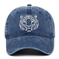 thumbnail image 3 of Visor Style Distressed Washed Baseball Cap with Embroidery for Outdoor Casual Wear Unisex Sun Shield Visor Fashion Accessory, 3 of 3