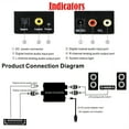 thumbnail image 5 of YouLoveIt Digital Optical Coaxial to Analog RCA L/R Audio Converter Adapter w/ Fiber Cable for Either Home or Professional Audio Switching, 5 of 8
