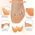 thumbnail image 4 of Almohadillas Guduling ultrasuaves Nude Ballet para zapatos de punta, 4 of 7