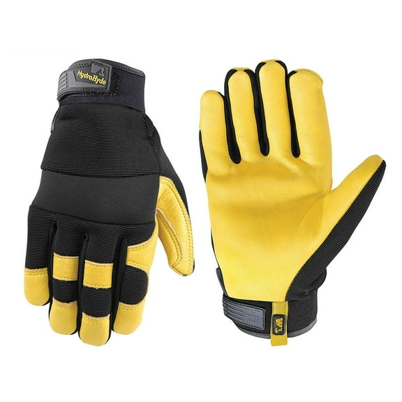 Wells Lamont Men's HydraHyde Leather Work Gloves, Medium (3 Pair)