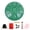 Bean green, variant on 11 Note Steel Tongue Drum Small Healing Drum Portable Handpans Drum Percussions Instrument for Meditations