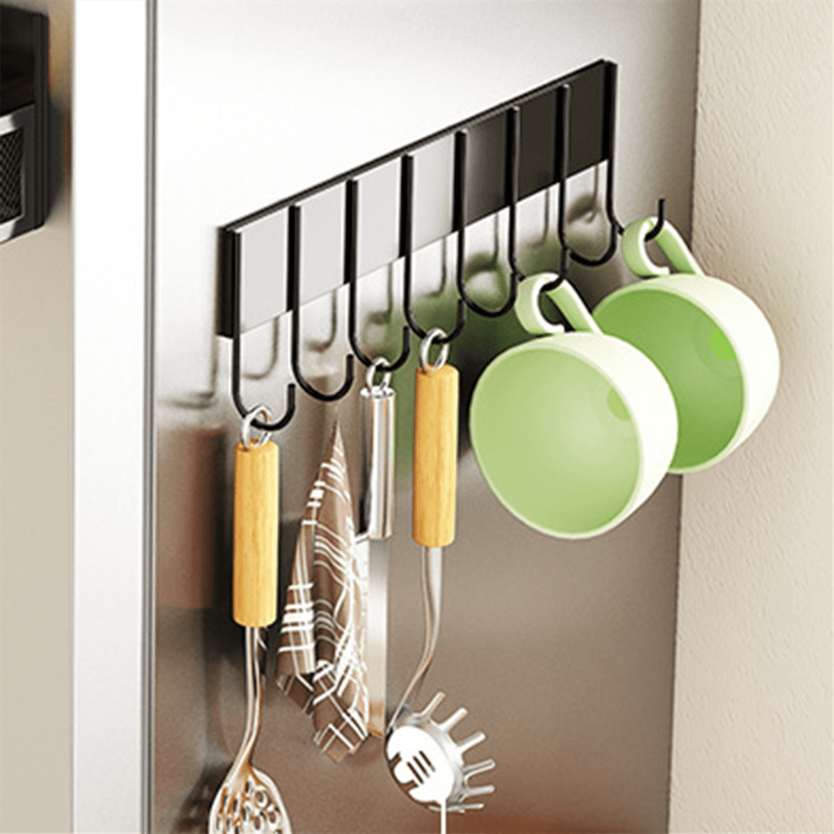 Magnetic Spice Rack for Refrigerator, Magnetic Refrigerator Organizer, Strong Magnetic Fridge Shelf, Storage Rack