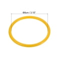 thumbnail image 2 of Uxcell 8cm Plastic Carnival Ringtoss Rings Hoop Party Favor Game, Yellow 24 Pack, 2 of 7