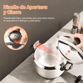 thumbnail image 4 of 7L Olla Express de Aluminio Olla de Presion Vaporera Set de Ollas De Sopa Carnes de Cocina Compatible Estufa De Gas m&aacute;s para Cocina Restaurantes,Se Utiliza para Cocinar Arroz,Sopa, 4 of 7
