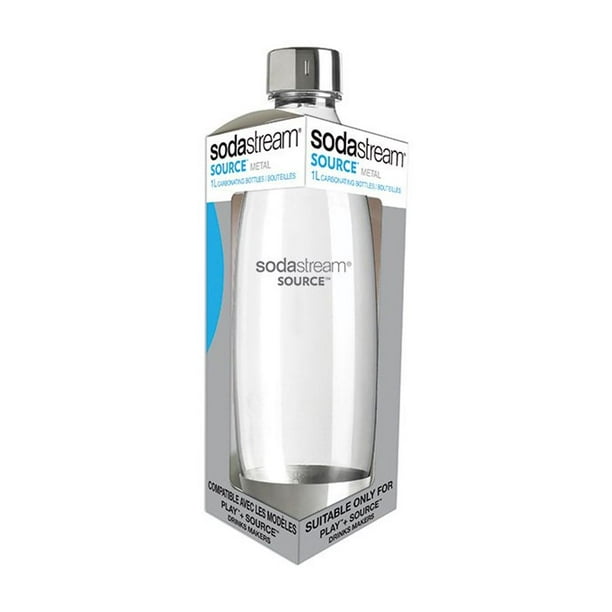 SodaStream 1L Slim Metal Carbonating Bottle, Single | Walmart en línea