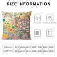 thumbnail image 5 of GOSMITH Grandmillennial Home Decor, Dotted Blue Floral Pillow Cover for Decorative Aesthetic Pillows White, 5 of 5