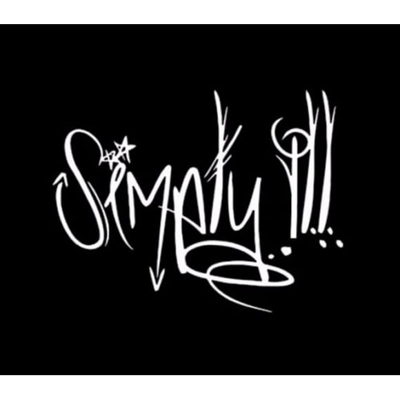 Simply ill graffiti illest JDM fatlace drift drifting racing decal sticker White, Die cut vinyl decal for windows, cars, trucks, tool boxes, laptops, MacBook - virtually any hard, smooth surface