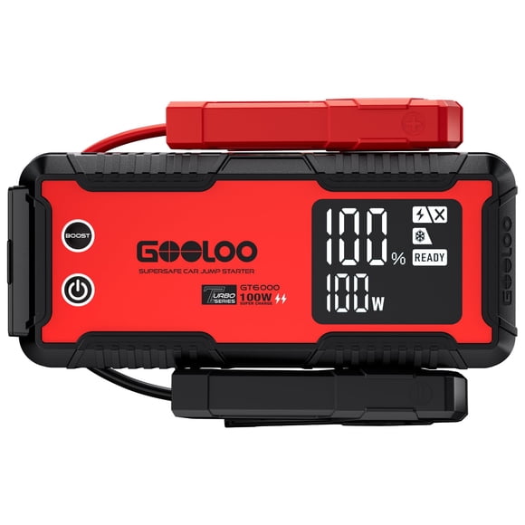 Arrancador portátil GOOLOO GT6000 6000A con carga rápida de 100W