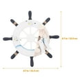 thumbnail image 2 of SEWCHICS Living Room Seaside Ornaments 1Pcs 8.65X8.65X0.98in, 2 of 8