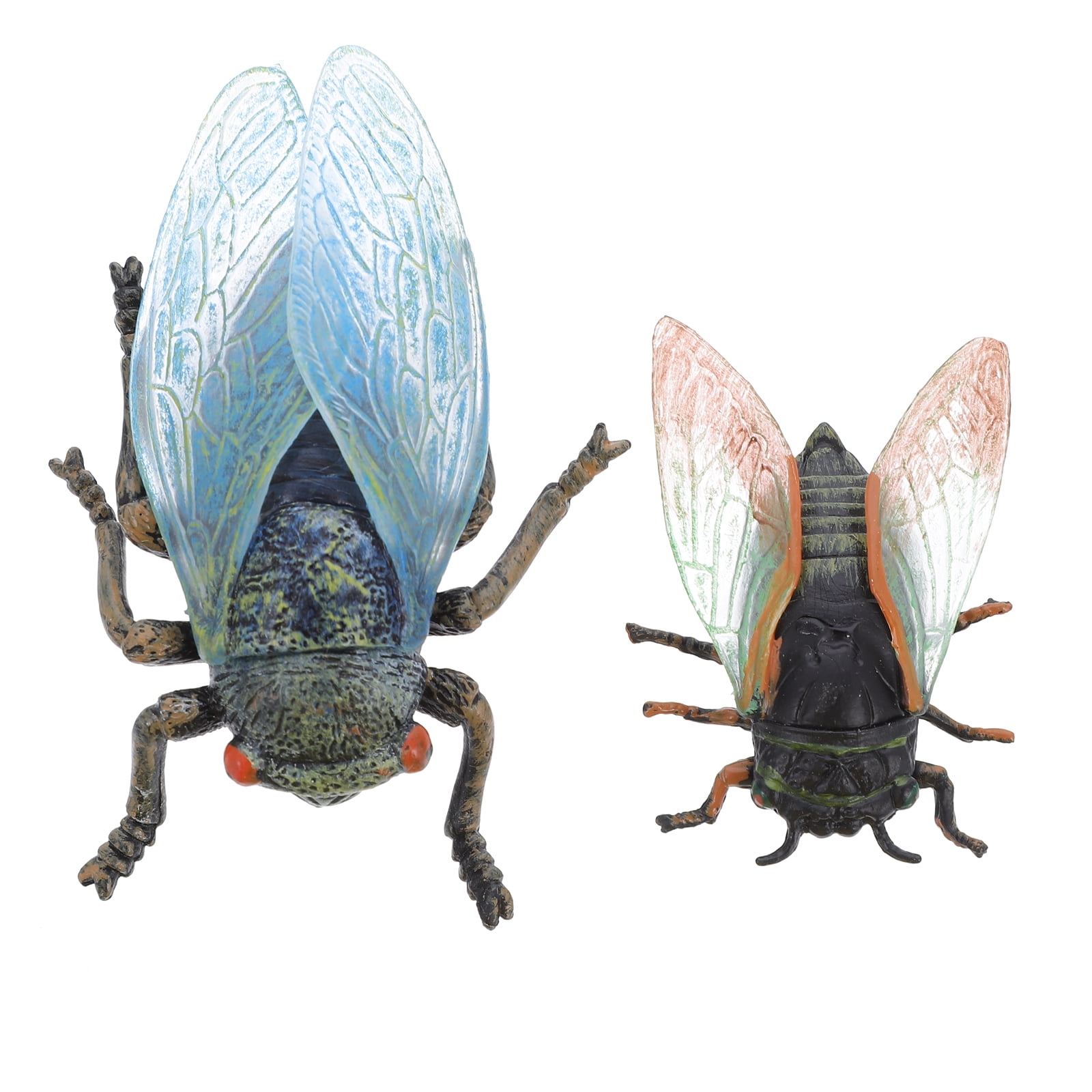 OUNONA 2 Pcs Mini Cicada Model Simulation Insect Decor Cicada Themed ...