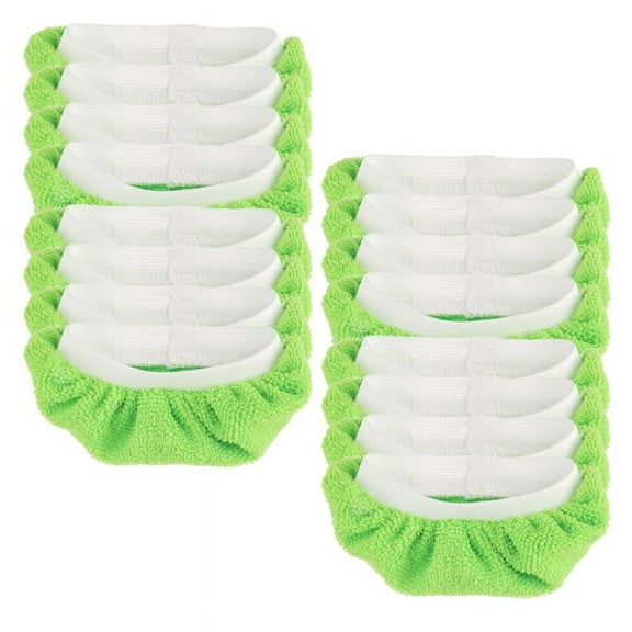 Steam Mop Pads, Reusable Steam Cloth Accessories, Washable Steam Cleaner Pads for Handheld Steam Cleaner Green