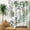 Green 02, variant on Green Leaves Shower Curtain,Spring Plants Waterproof Fabric Bathroom Curtain with Hooks,72x72 in