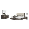 thumbnail image 3 of Modern Gray Glossy Wall Mirror, 3 of 3