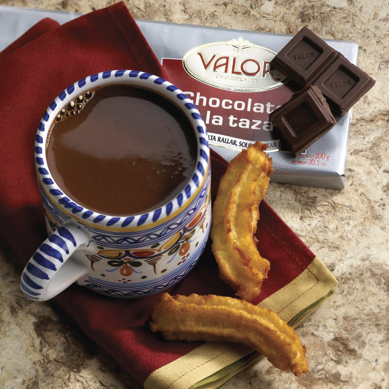 Valor Chocolate a la Taza bar from Spain (makes 8 cups, 10.5 oz