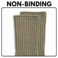 thumbnail image 4 of Carolina Ultimate Mens Womens Merino Wool Non-Binding Seamless Ribbed Crew Socks 2 Pair Pack, 4 of 5