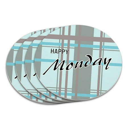 

Monday Happy Days of the Week Coaster Set