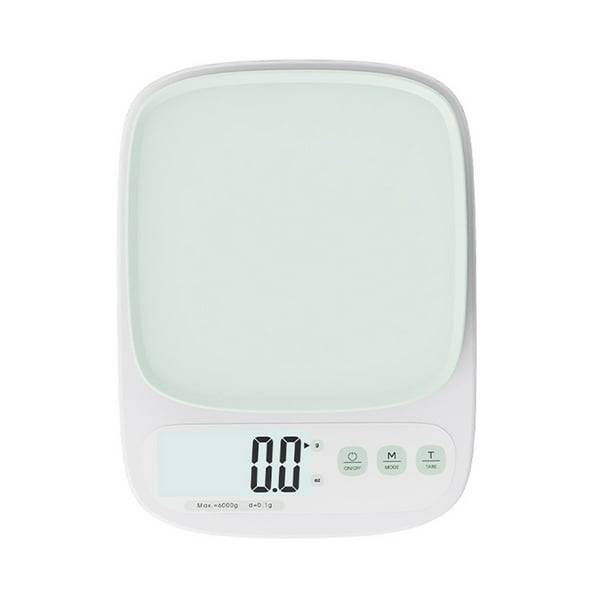 Pisexur Batería de cocina Báscula electrónica de alta precisión de 0,1 g, hasta 3000 g, báscula de cocina pequeña, báscula de café precisa, báscula de gramos, báscula para la cocina del hogar