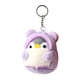 thumbnail image 2 of Llavero Pingüino Muñeca Hugo Accesorios Lindo Muñeco de Peluche Violeta, 2 of 10