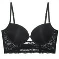 thumbnail image 3 of Hexplore Backless Bra Invisible Lace Wedding Bra Low Back Underwear Push Up Women Seamless Lingerie, 3 of 10