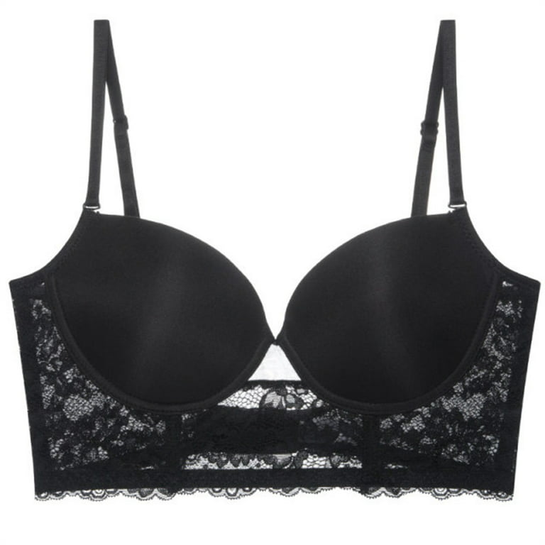 1To Finity Women's Padded Back Stone Lace Bralette Bra.Must for marriage,  parties, disco, night outs.