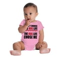 thumbnail image 4 of Didnt Choose the Hug Life it Chose Me Bodysuit Jumper Girls Infant Baby Brisco Brands 12M, 4 of 6