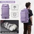thumbnail image 4 of Gynky Duffle Bag Gym Bags Waterproof Sports Duffel Bags Travel Weekender Bag for Men Women Overnight Bag with Shoes Compartment, 4 of 9