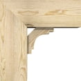 thumbnail image 3 of Ekena Millwork 8"W x 18"D x 18"H Merced Block Rough Sawn Bracket w/ Offset Brace, Douglas Fir, 3 of 25
