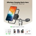 thumbnail image 5 of Magnetic Wireless Charger for Samsung Phones (Need A Magnetic Case), for Galaxy S26/S25/S24/S23/Z Fold7/Z Flip 7/S22, Galaxy Watch 8/8 Classic/Ultra/7/6/5/4/3, SwanScout 712SM (No Adapter), 5 of 8