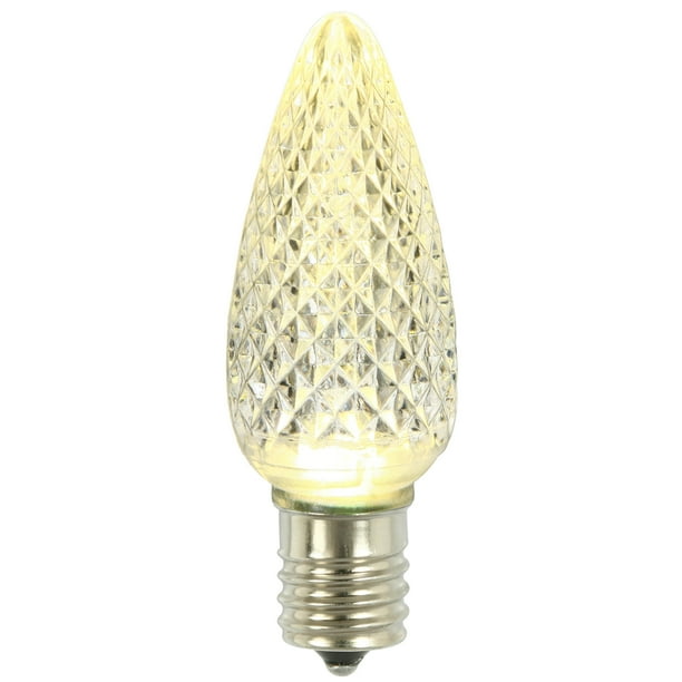 Vickerman C9 Warm White Faceted LED Replacement Bulbs 5 Pack Walmart