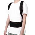 thumbnail image 3 of Correcteur de posture unisexe réglable, ceinture correctrice pour le dos bossu, soutien de la colonne vertébrale, taille 2XL, rouge, 3 of 4