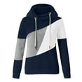 thumbnail image 3 of Hoodies For Women Sevevn Women Casual Solid Contrast Long Sleeve Hoodie Sweatshirt Tops Oversized Hoodies For Women Women Hoodies Women's Hoodies Pullover Cute Hoodies Hoodies For Teen Girls, 3 of 5