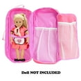 Doll Case for 18inch Dolls Storage Travel Carrier Suitcase Great Fit
