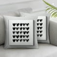 thumbnail image 3 of nygtbtfer s Pillow Black and White Love Heart Decorations Holiday Pillows Decorative Throw Farmhouse Home Decor for s Day Gift Bedroom White, 3 of 7