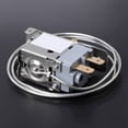 thumbnail image 2 of WPF22-L 2Pin Refrigerator Thermostat Household Metal Temperature Controller,1 * Refrigerator Thermostat,Silver & Gold, 2 of 6