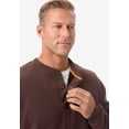 thumbnail image 2 of KingSize Men's Big & Tall Bonded Sherpa Waffle Henley, 2 of 3